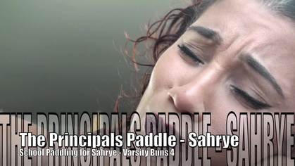The Principal's Paddle - 40 School Swats for Sahrye - Varsity Buns 4