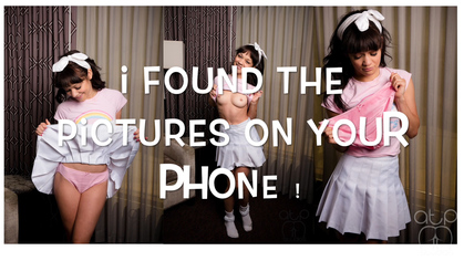 I Found the Pictures on Your Phone Kiki - Forced to Hold It